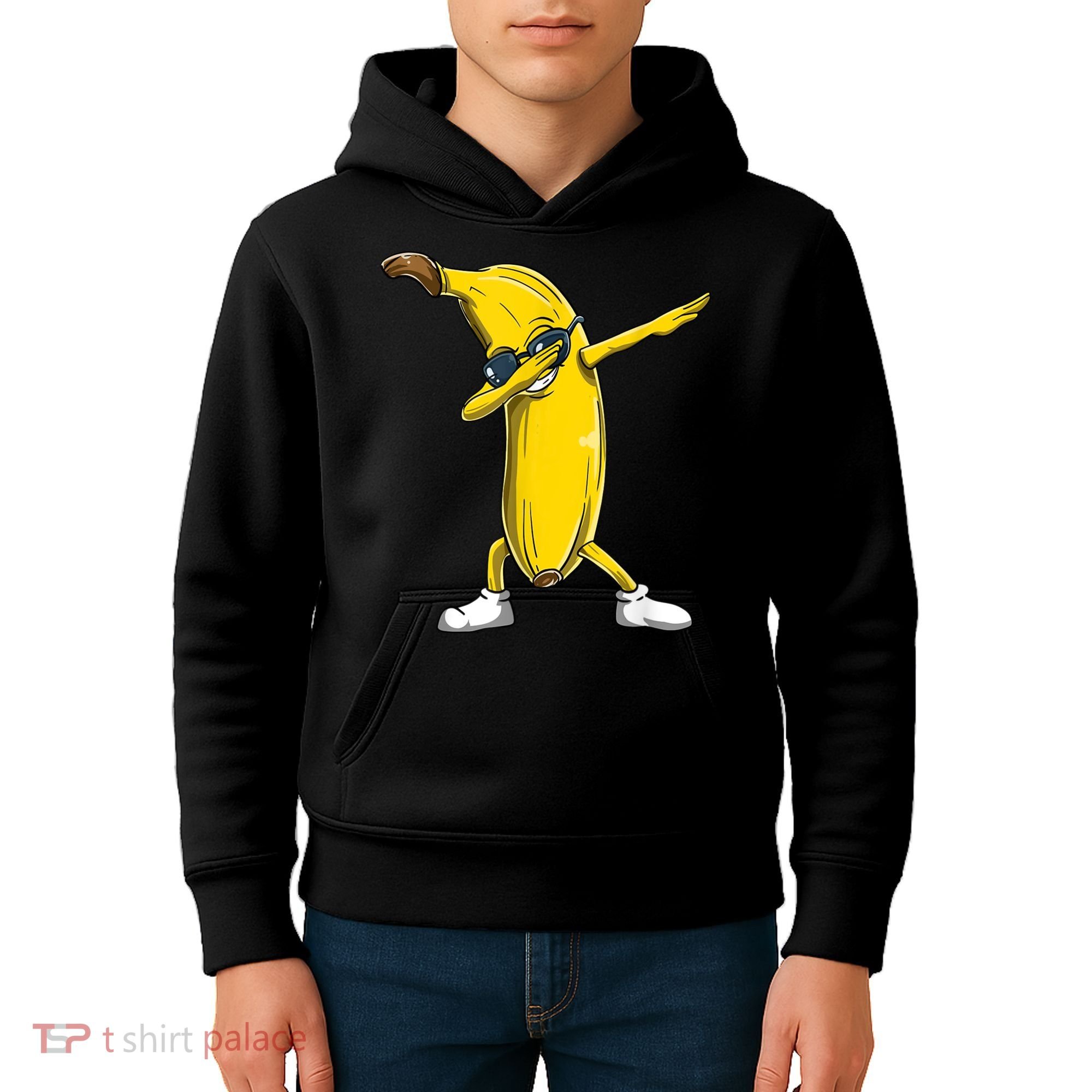 Dabbing Banana Dance Funny Kids Hoodie