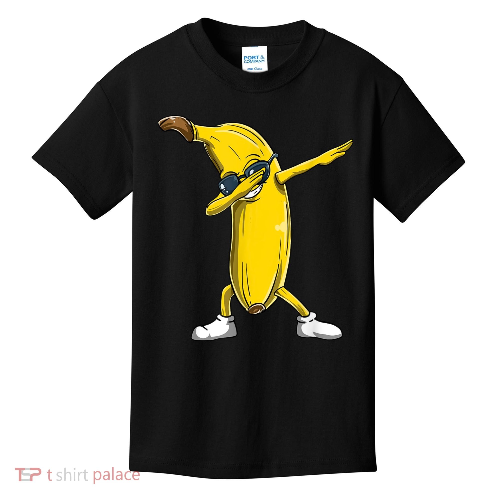 Dabbing Banana Dance Funny Kids T-Shirt