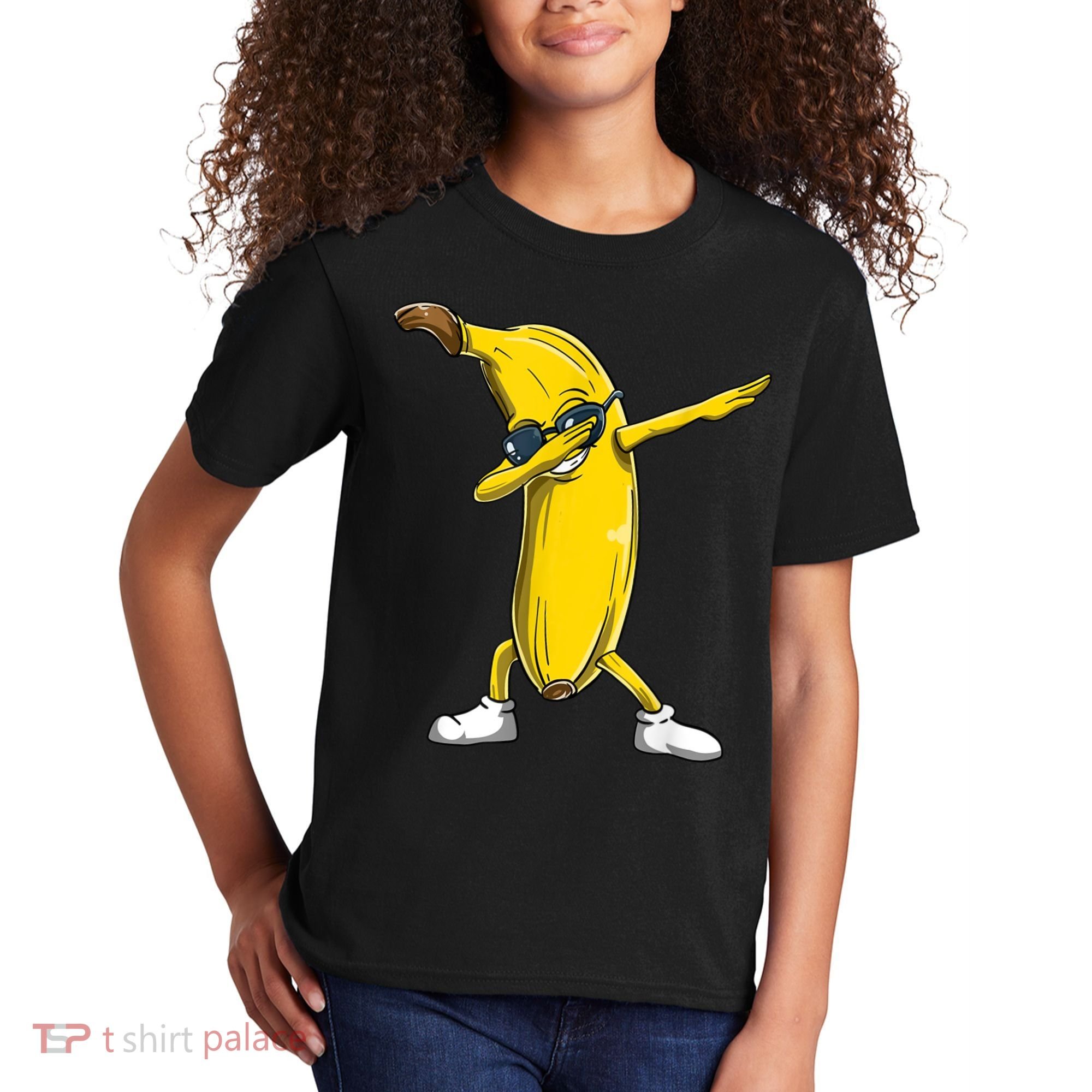 Dabbing Banana Dance Funny Kids T-Shirt