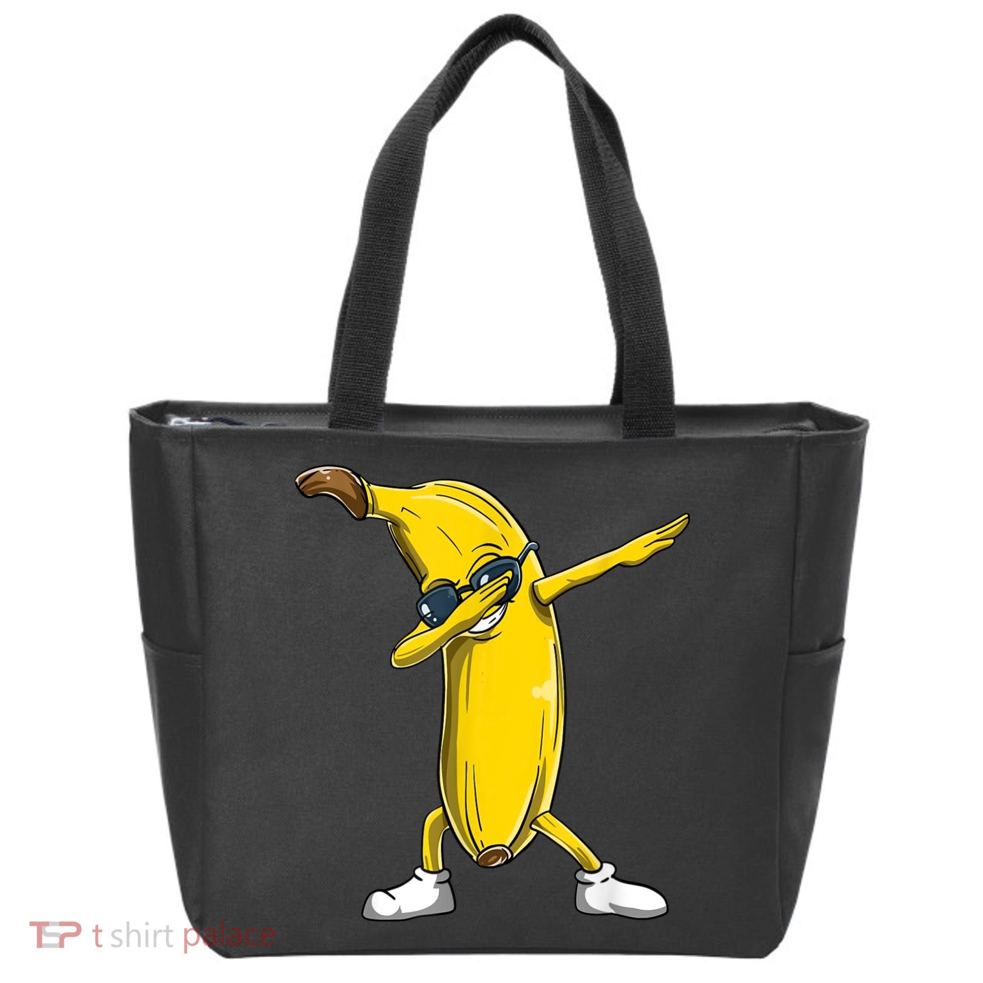 Dabbing Banana Dance Funny Tote Bag