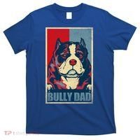 Dog Bully Dad Vintage American Bully Dad Great Gift T-Shirt thumb 0