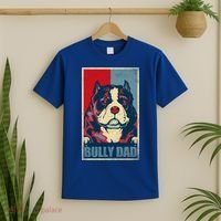 Dog Bully Dad Vintage American Bully Dad Great Gift T-Shirt thumb 2