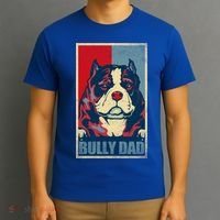 Dog Bully Dad Vintage American Bully Dad Great Gift T-Shirt thumb 3