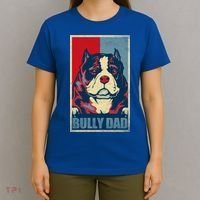 Dog Bully Dad Vintage American Bully Dad Great Gift T-Shirt thumb 4