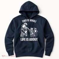 Dirt Bike Dad Motocross Motorcycle Biker Father And Son Hoodie thumb 0