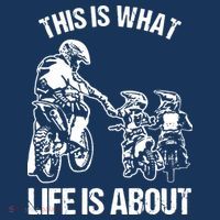Dirt Bike Dad Motocross Motorcycle Biker Father And Son Sweatshirt thumb 3