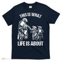 Dirt Bike Dad Motocross Motorcycle Biker Father And Son T-Shirt thumb 0