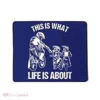 Dirt Bike Dad Motocross Motorcycle Biker Father And Son Mousepad thumb 0