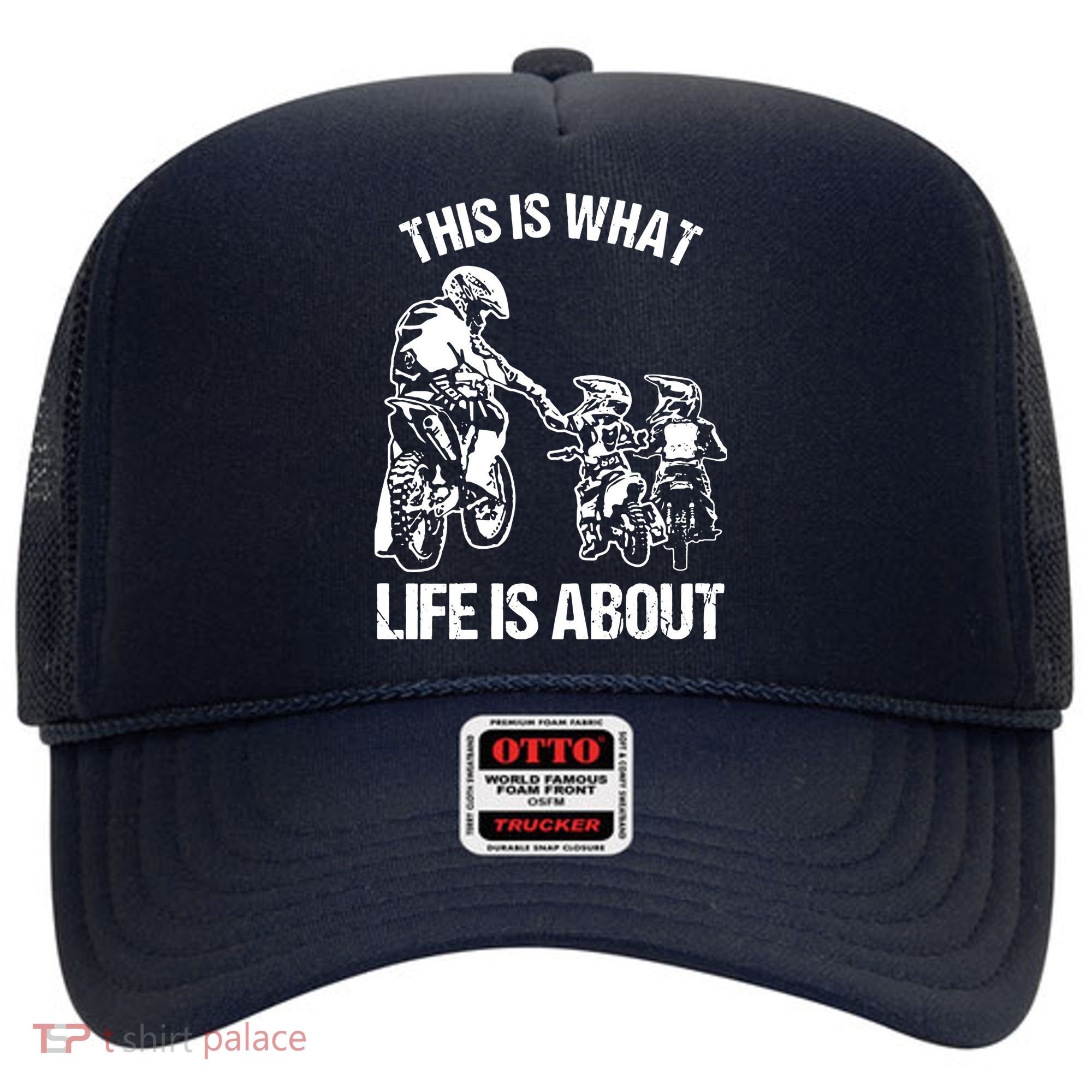 Dirt Bike Dad Motocross Motorcycle Biker Father And Son Hat