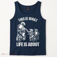 Dirt Bike Dad Motocross Motorcycle Biker Father And Son Tank Top thumb 2