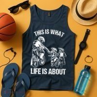 Dirt Bike Dad Motocross Motorcycle Biker Father And Son Tank Top thumb 4