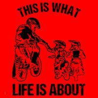 Dirt Bike Dad Motocross Motorcycle Biker Father And Son Santa Hat thumb 1