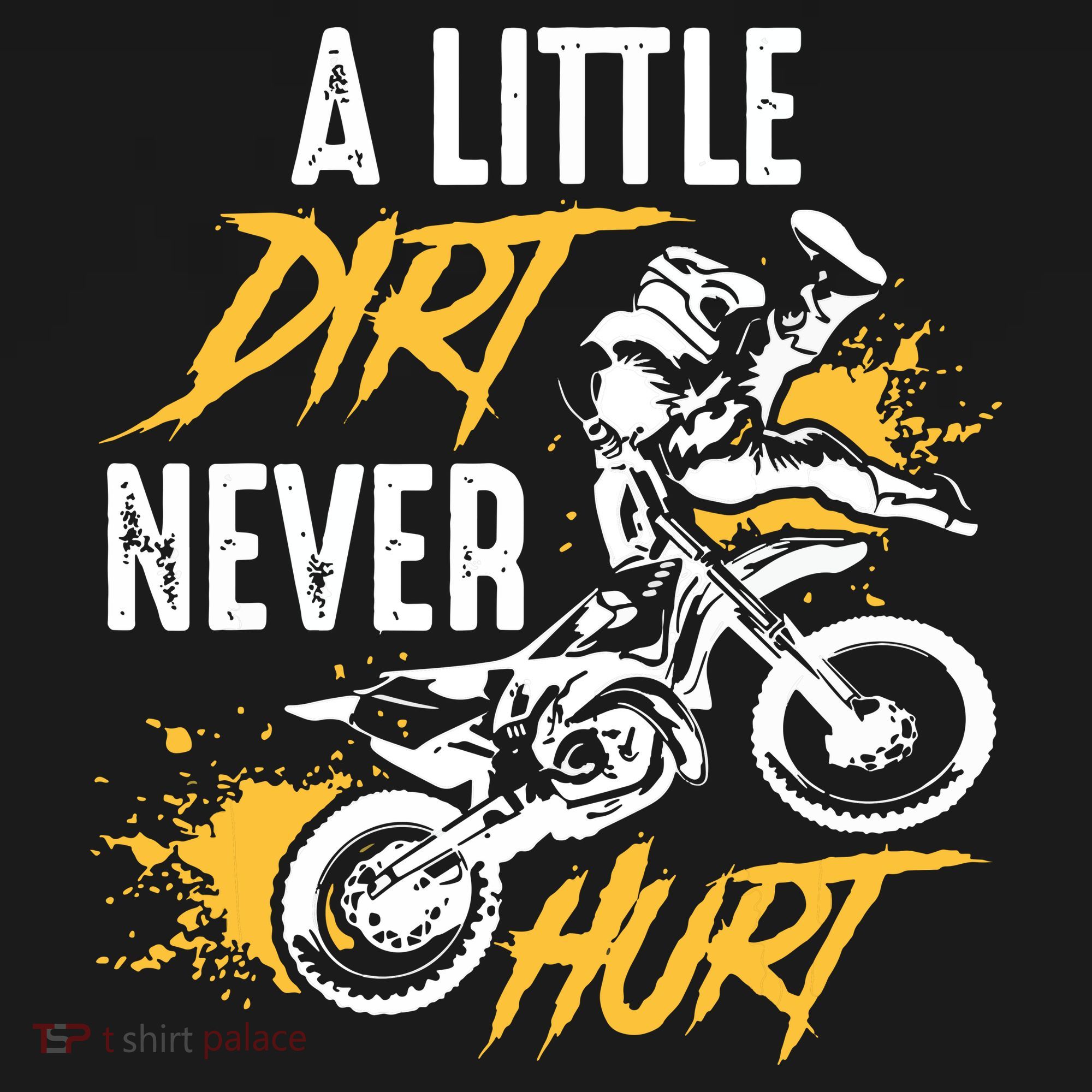 Dirt Bike Dirt Never Hurt Motocross Backpack