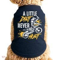 Dirt Bike Dirt Never Hurt Motocross Doggie Tank thumb 0