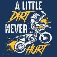 Dirt Bike Dirt Never Hurt Motocross Women's Hoodie thumb 2