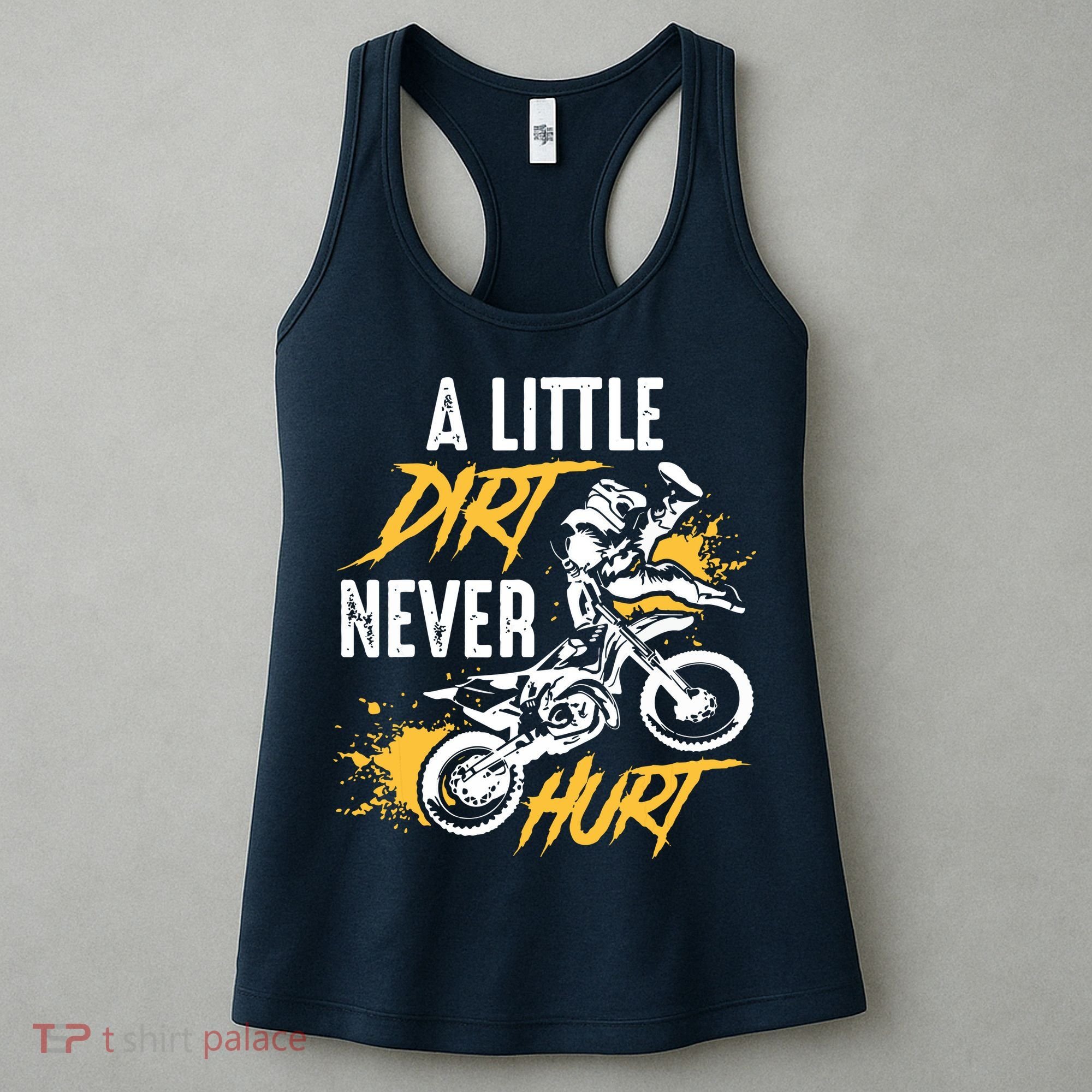 Dirt Bike Dirt Never Hurt Motocross Women's Tank Top