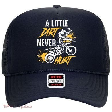 Dirt Bike Dirt Never Hurt Motocross Hat