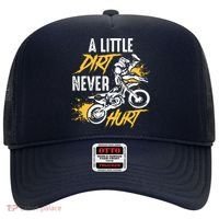 Dirt Bike Dirt Never Hurt Motocross Hat thumb 0