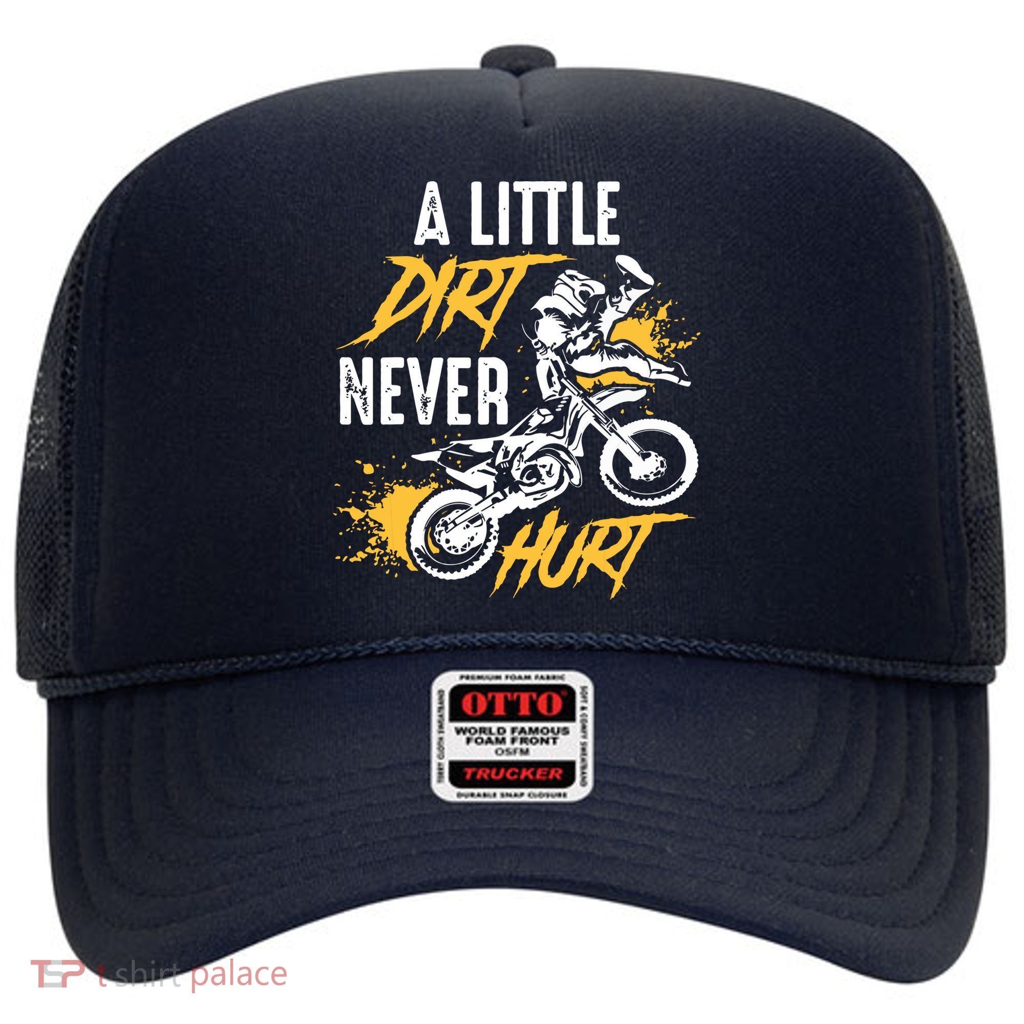 Dirt Bike Dirt Never Hurt Motocross Hat