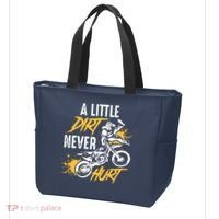 Dirt Bike Dirt Never Hurt Motocross Tote Bag thumb 3