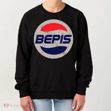 Distressed BEPIS Dank Meme Women's Sweatshirt