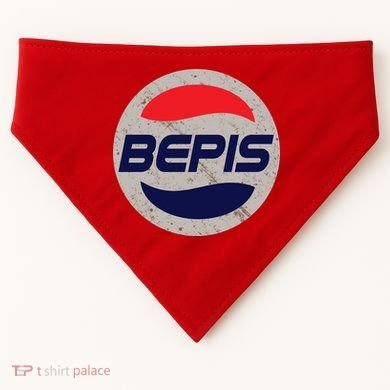 Distressed BEPIS Dank Meme USA-Made Doggie Bandana