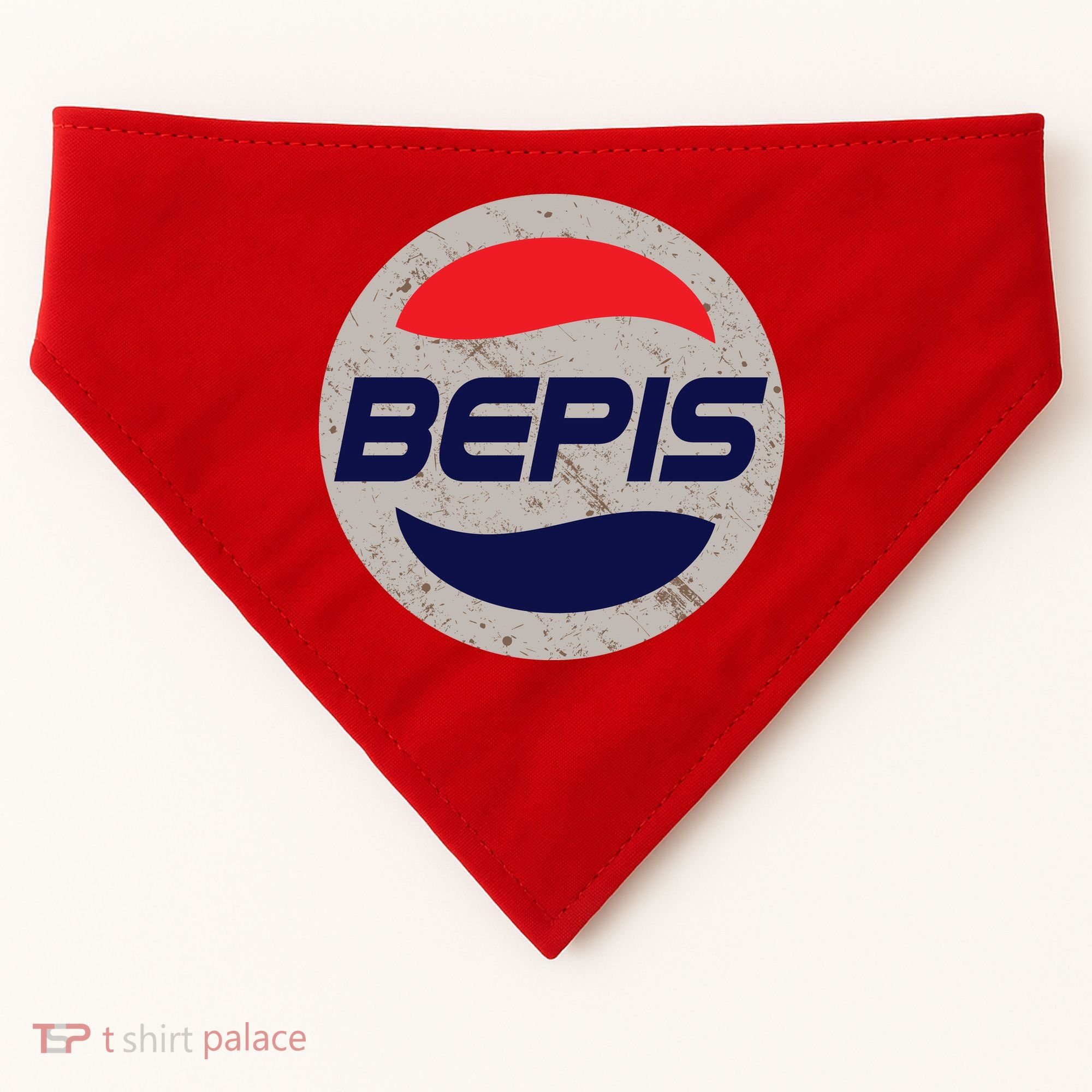 Distressed BEPIS Dank Meme USA-Made Doggie Bandana