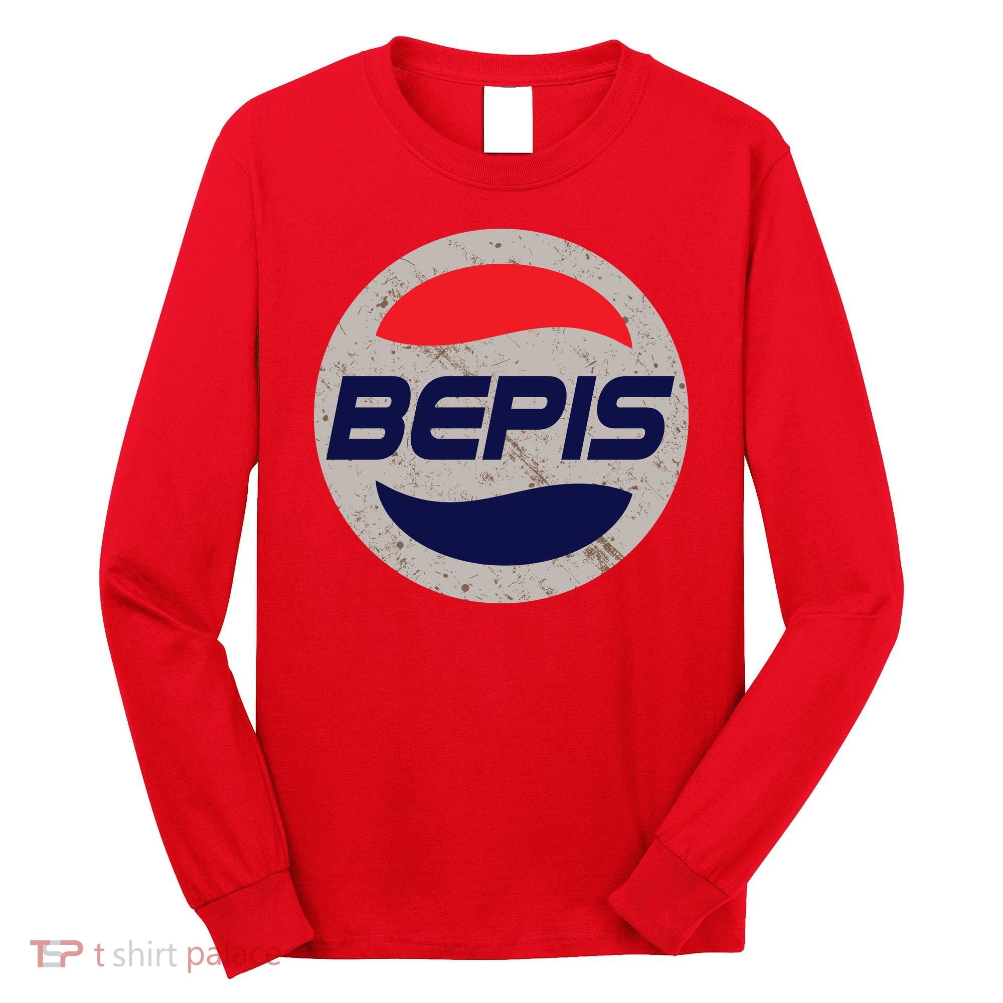 Distressed BEPIS Dank Meme Long Sleeve Shirt