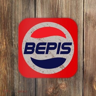 Distressed BEPIS Dank Meme Coaster