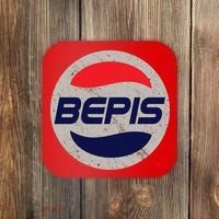 Distressed BEPIS Dank Meme Coaster thumb 0