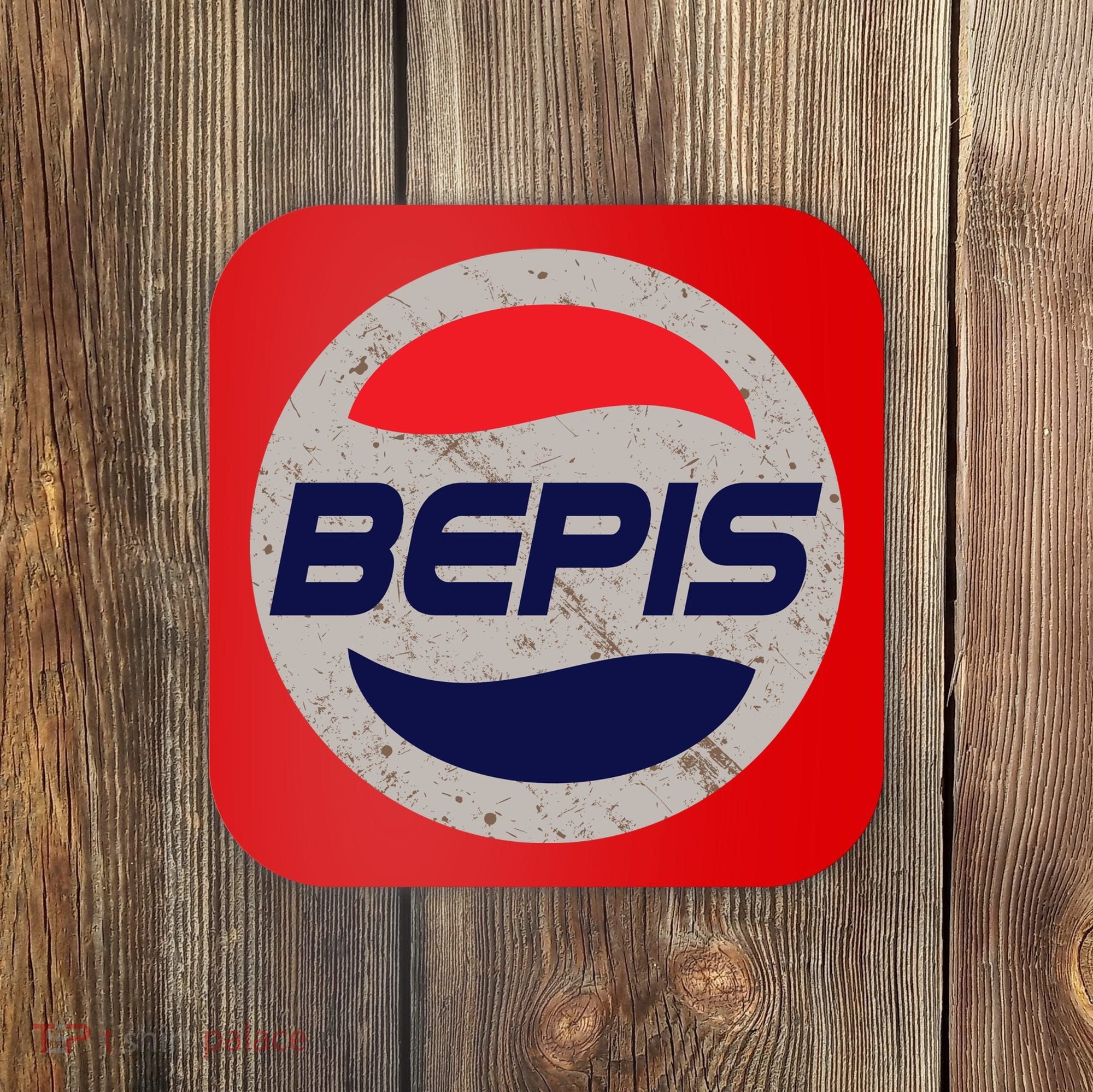 Distressed BEPIS Dank Meme Coaster