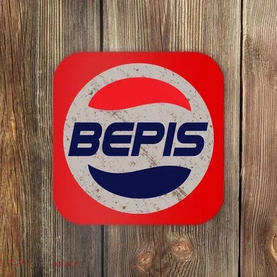 Distressed BEPIS Dank Meme Coaster