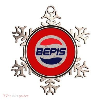 Distressed BEPIS Dank Meme Ornament
