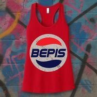 Distressed BEPIS Dank Meme Women's Tank Top thumb 3