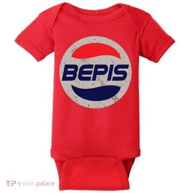 Distressed BEPIS Dank Meme Baby Bodysuit