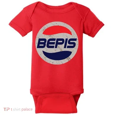 Distressed BEPIS Dank Meme Baby Bodysuit