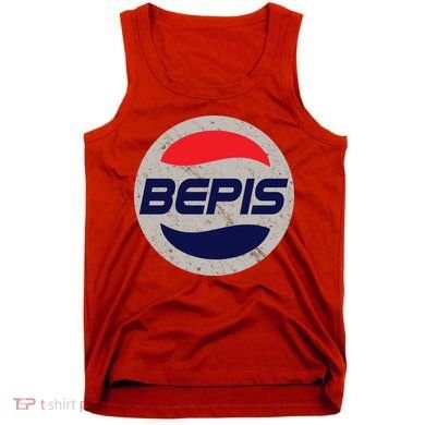 Distressed BEPIS Dank Meme Tank Top