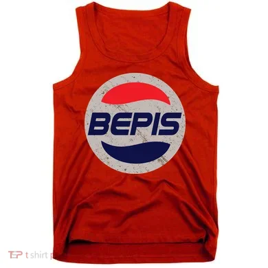 Distressed BEPIS Dank Meme Tank Top