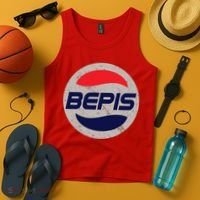 Distressed BEPIS Dank Meme Tank Top thumb 4