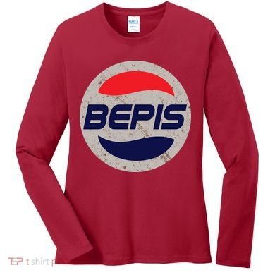 Distressed BEPIS Dank Meme Women's Long Sleeve Shirt