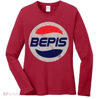 Distressed BEPIS Dank Meme Women's Long Sleeve Shirt