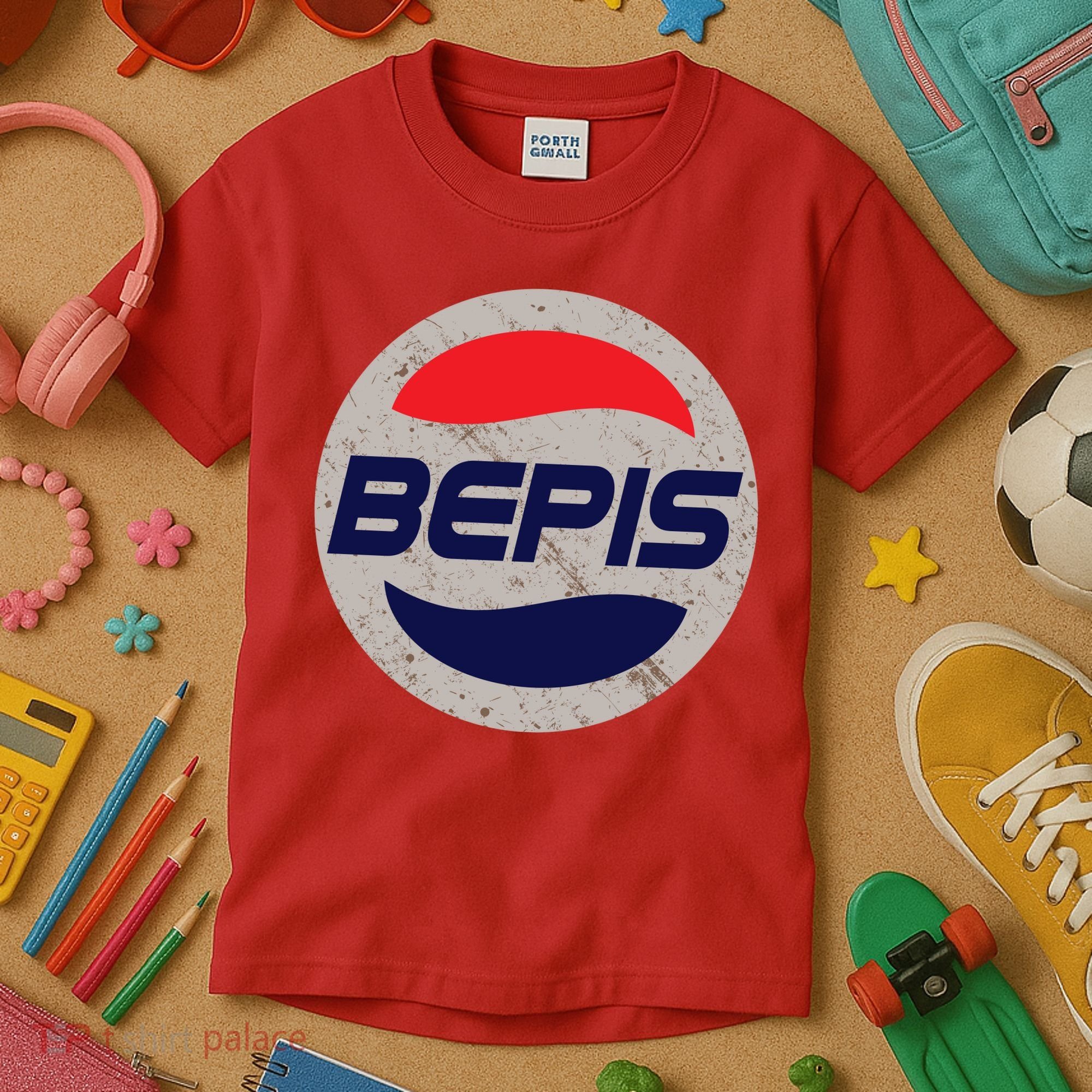 Distressed BEPIS Dank Meme Kids T-Shirt
