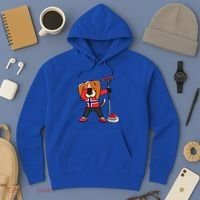 Dabbing Beagle Dog Norway Curling Lovers Jersey Winter Sport Gift Hoodie thumb 3