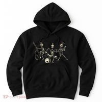 Dem Bones Dancing Singing Skeleton Rock Band Hoodie thumb 0