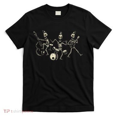 Dem Bones Dancing Singing Skeleton Rock Band T-Shirt