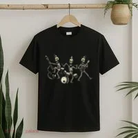 Dem Bones Dancing Singing Skeleton Rock Band T-Shirt thumb 2