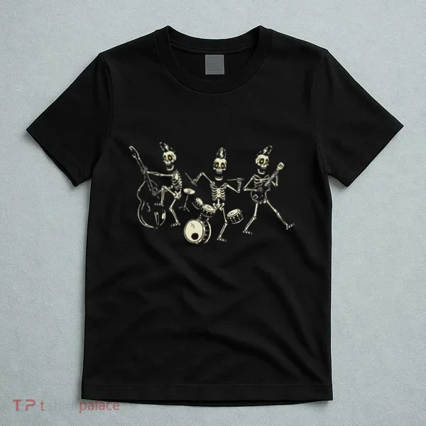 Dem Bones Dancing Singing Skeleton Rock Band T-Shirt