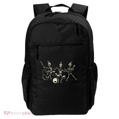 Dem Bones Dancing Singing Skeleton Rock Band Backpack