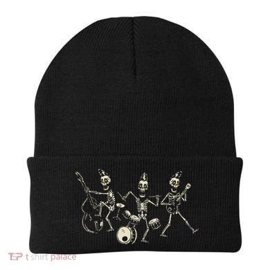 Dem Bones Dancing Singing Skeleton Rock Band Beanie
