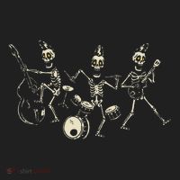 Dem Bones Dancing Singing Skeleton Rock Band Beanie thumb 2